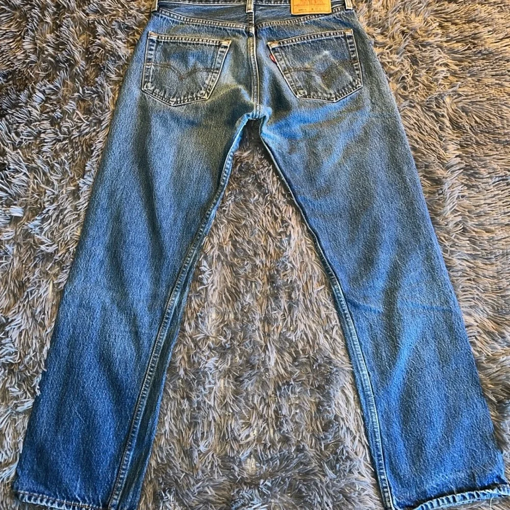 Levi's Straight-Leg Jeans in Blue Denim